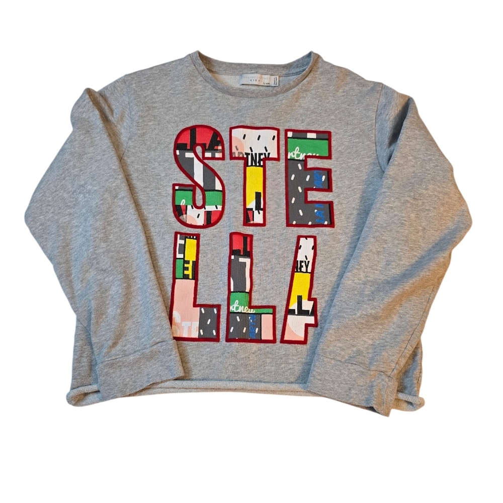 Stella Mcacartney Kids Grey Crewneck Sweatshirt